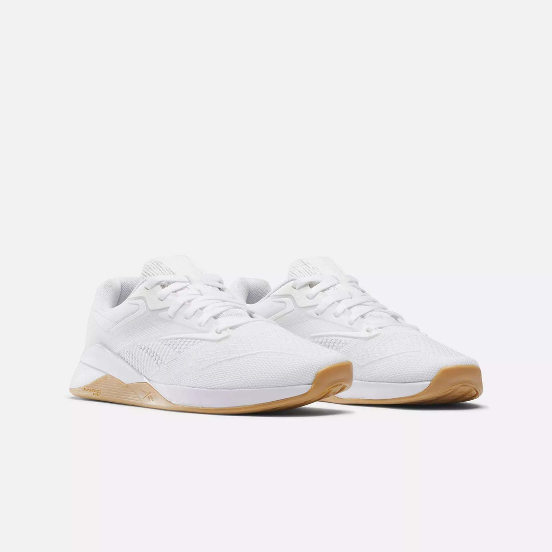 Reebok Nano x4 para mujer: color tiza, morado intenso y rosa láser (100074188 170) 