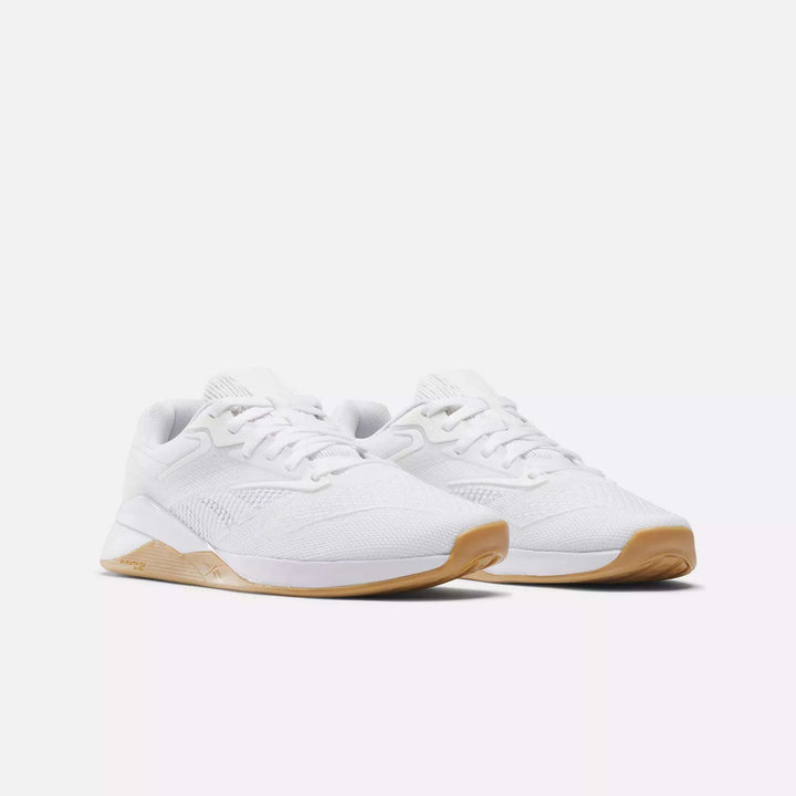 Reebok Nano x4 para mujer: color tiza, morado intenso y rosa láser (100074188 170) 