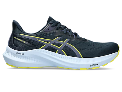 Asics GT-2000 12 para hombre: azul francés/amarillo brillante (1011B691-403) 