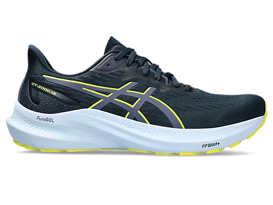 Asics Mens GT-2000 12- French Blue/Bright Yellow (1011B691-403