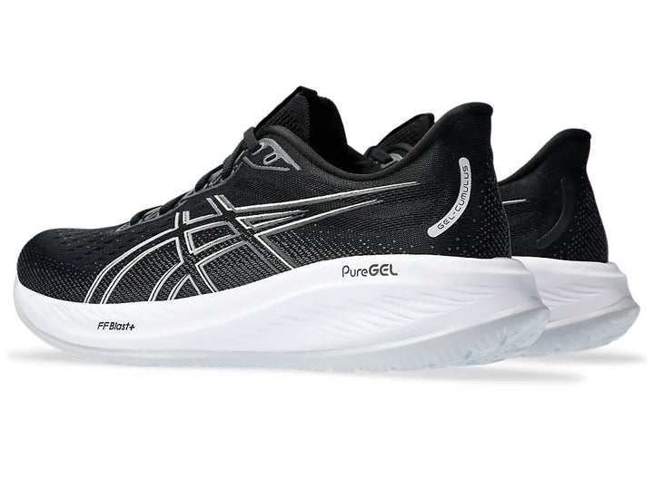 Asics Gel Cumulus 26 para hombre - Negro/Concreto (1011B792-002)