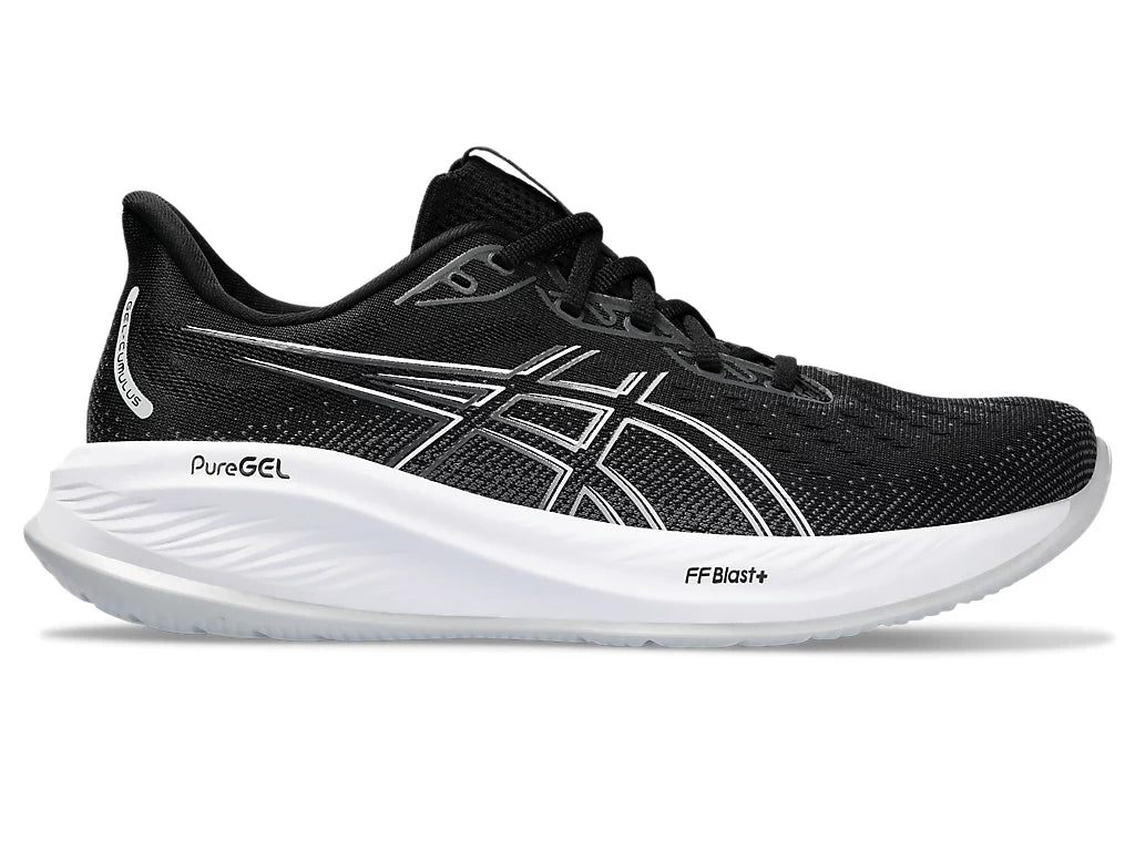 ASICS Mens Gel Cumulus 26 Wide - Black/Concrete (1011B793 