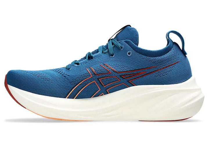 Asics Mens Gel Nimbus 26 - Rich Navy/Faded Orange (1011B794-404)