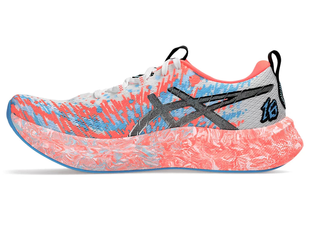 Asics Mens Noosa Tri 16- White/Sunrise Red (1011B872-100)