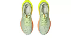 Asics Womens Novablast 4- Paris Edition Cool Matcha/Safety Yellow (1012B510-750)