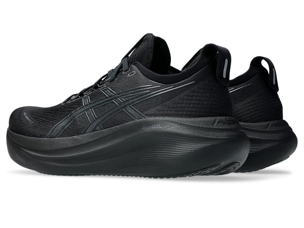 Men's ASICS Gel-Nimbus 27 - Black/Graphite Grey