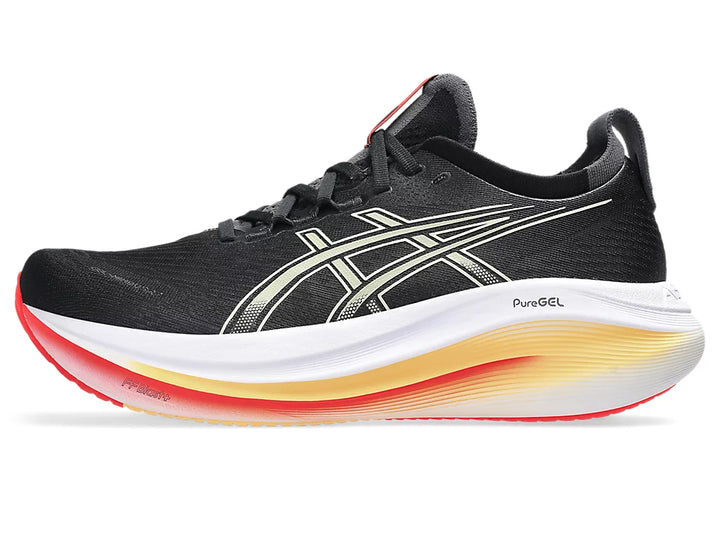 Men's ASICS  Gel-Nimbus 27 - Black/Khaki
