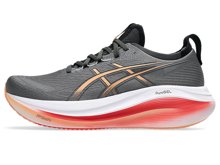 Men's ASICS Gel-Nimbus 27 - Carbon/Mojave