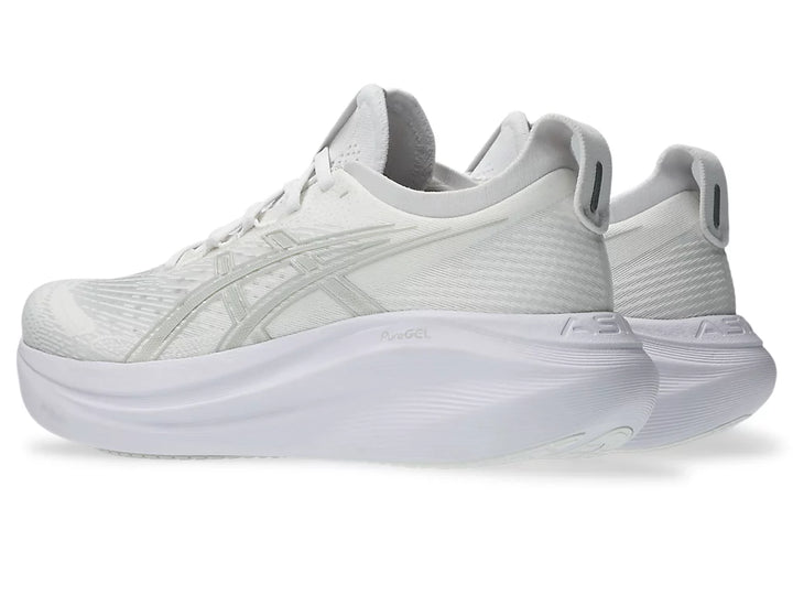Men's ASICS Gel-Nimbus 27 - White/Glacier Grey
