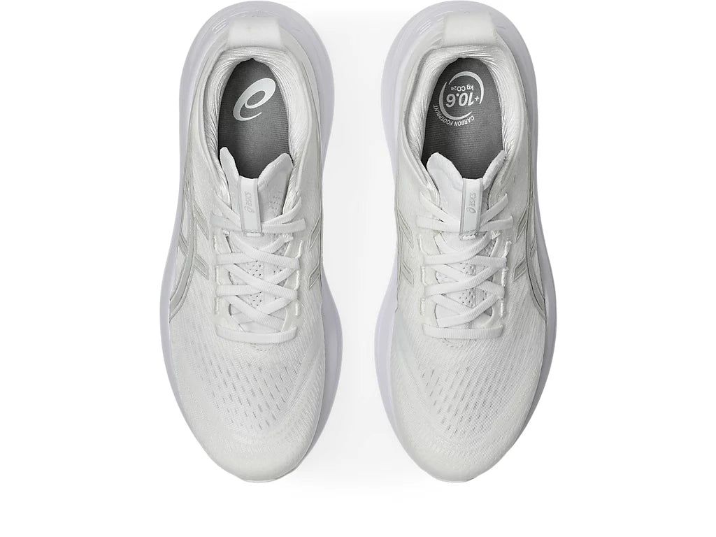 Men's ASICS Gel-Nimbus 27 - White/Glacier Grey