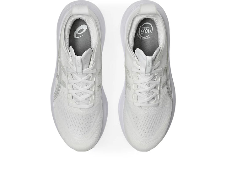 Men's ASICS Gel-Nimbus 27 - White/Glacier Grey