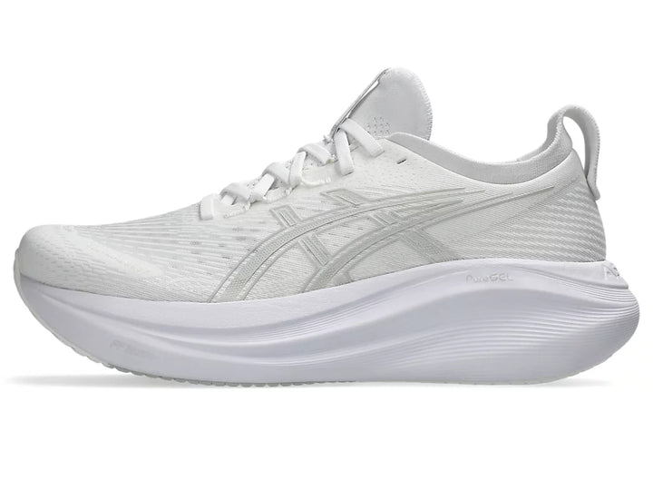 Men's ASICS Gel-Nimbus 27 - White/Glacier Grey