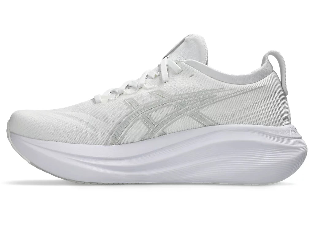 Men's ASICS Gel-Nimbus 27 - White/Glacier Grey