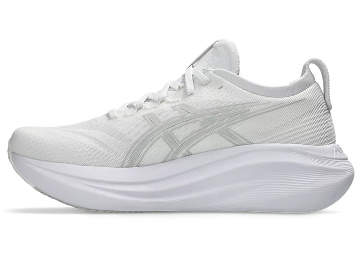 Men's ASICS Gel-Nimbus 27 - White/Glacier Grey