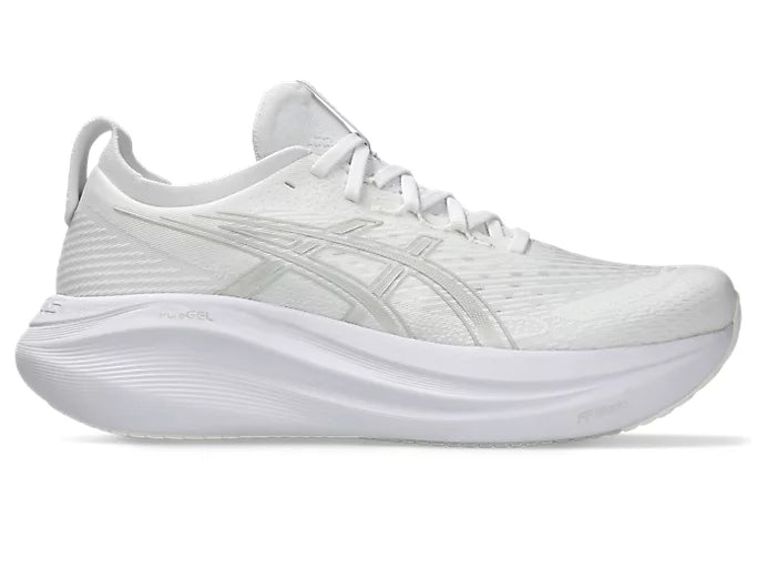 Men's ASICS Gel-Nimbus 27 - White/Glacier Grey