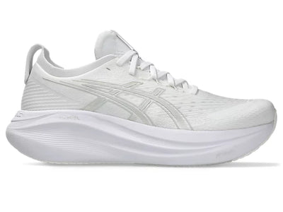 Men's ASICS Gel-Nimbus 27 - White/Glacier Grey