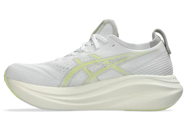 Men's ASICS Gel-Nimbus 27 - White/Huddle Yellow