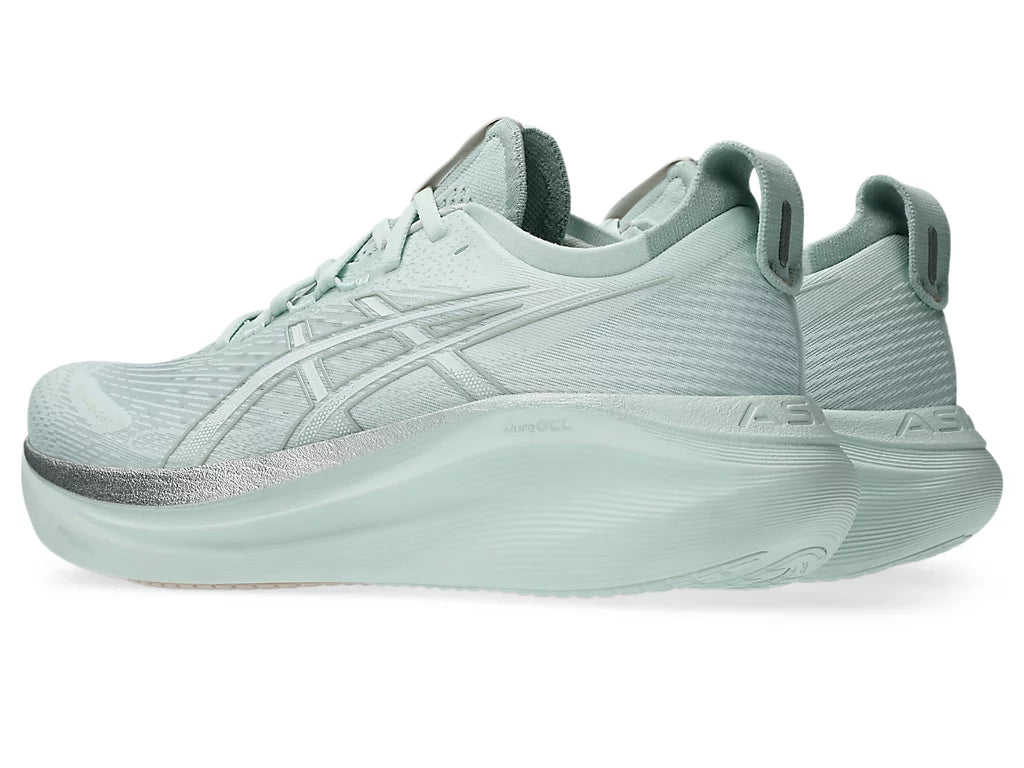 Men's ASICS Gel-Nimbus 27 - Pure Aqua/White
