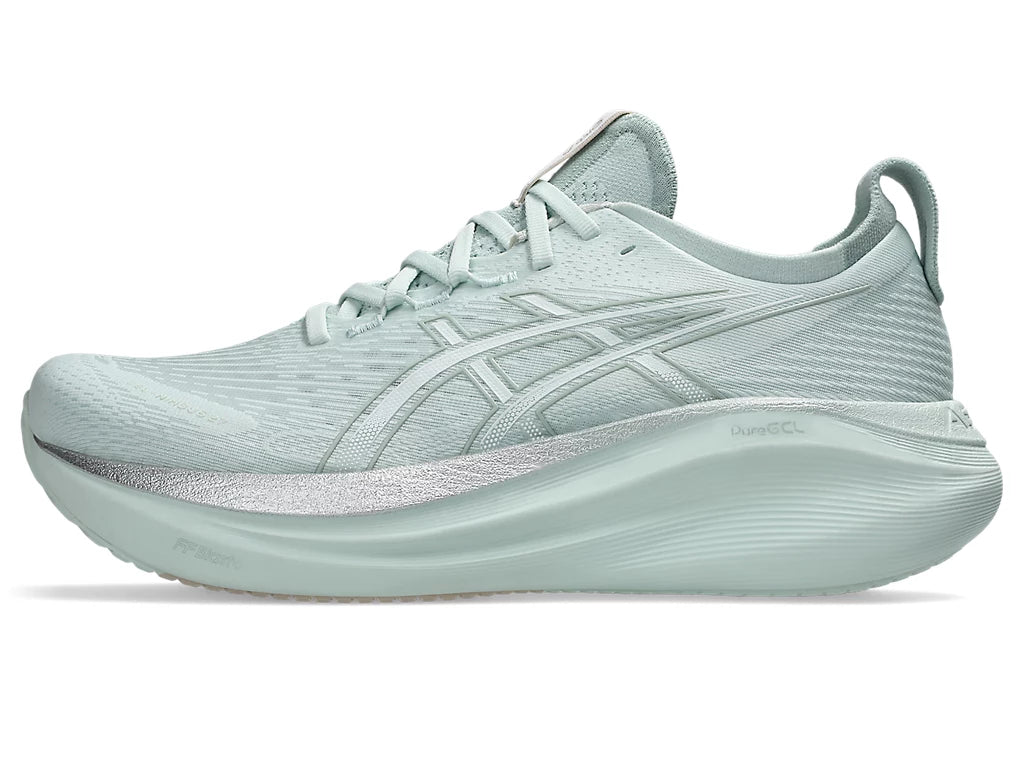 Men's ASICS Gel-Nimbus 27 - Pure Aqua/White