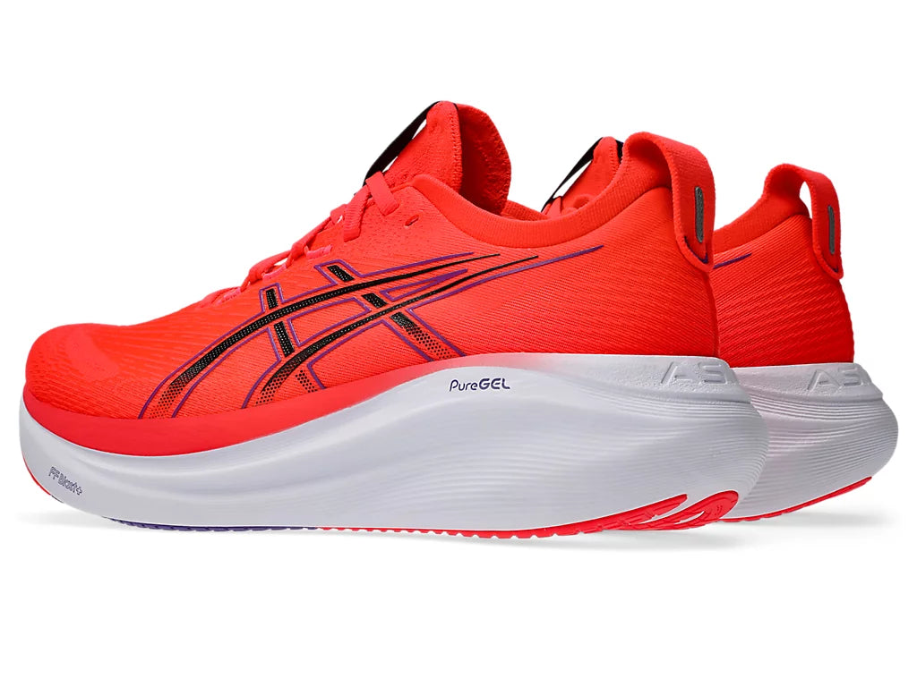 Men's ASICS Gel-Nimbus 27 - Flash Red/Black