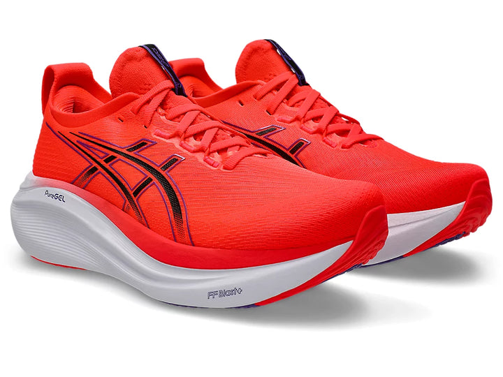 Men's ASICS Gel-Nimbus 27 - Flash Red/Black