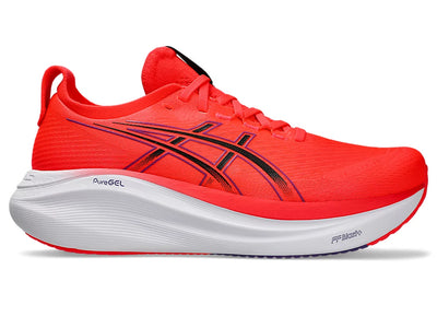 Men's ASICS Gel-Nimbus 27 - Flash Red/Black