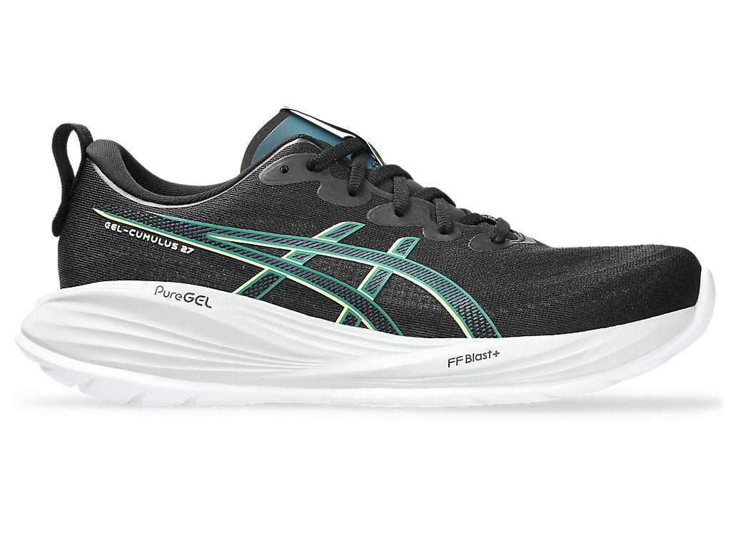 Asics Mens Gel Cumulus 27 - Black/Lucid Yellow (1011B960-004)
