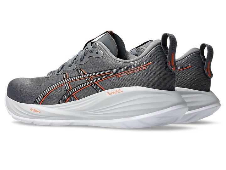 Men's Asics Gel-Cumulus 27 - Carbon/Nova Orange