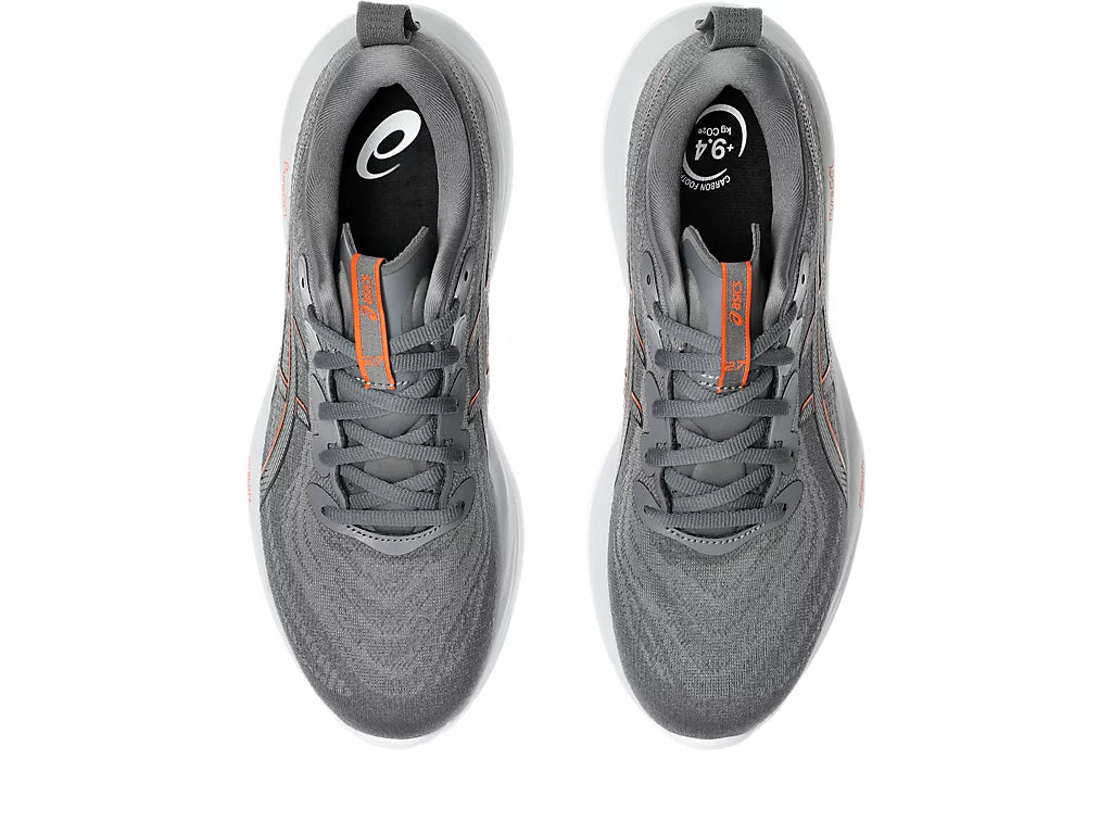 Men's Asics Gel-Cumulus 27 - Carbon/Nova Orange