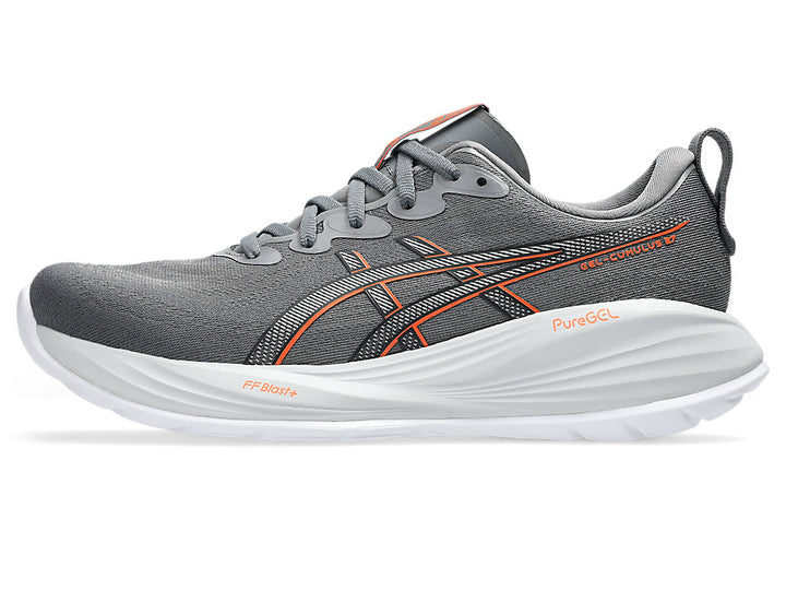 Men's Asics Gel-Cumulus 27 - Carbon/Nova Orange