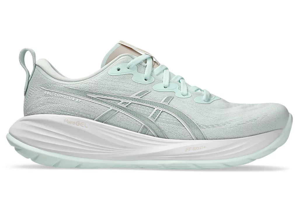 Men's Asics Gel-Cumulus 27 - Pure Aqua/White