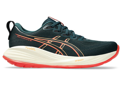 Asics Gel-Cumulus 27 para hombre - Verde sajón/Arrecife de coral