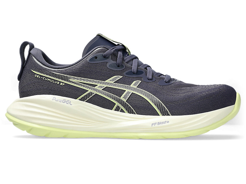 Men's Asics Gel-Cumulus 27 - Indigo Fog/Lucid Yellow