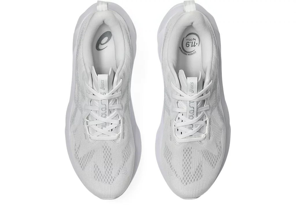 Men's Asics Novablast 5 - White/Piedmont Grey