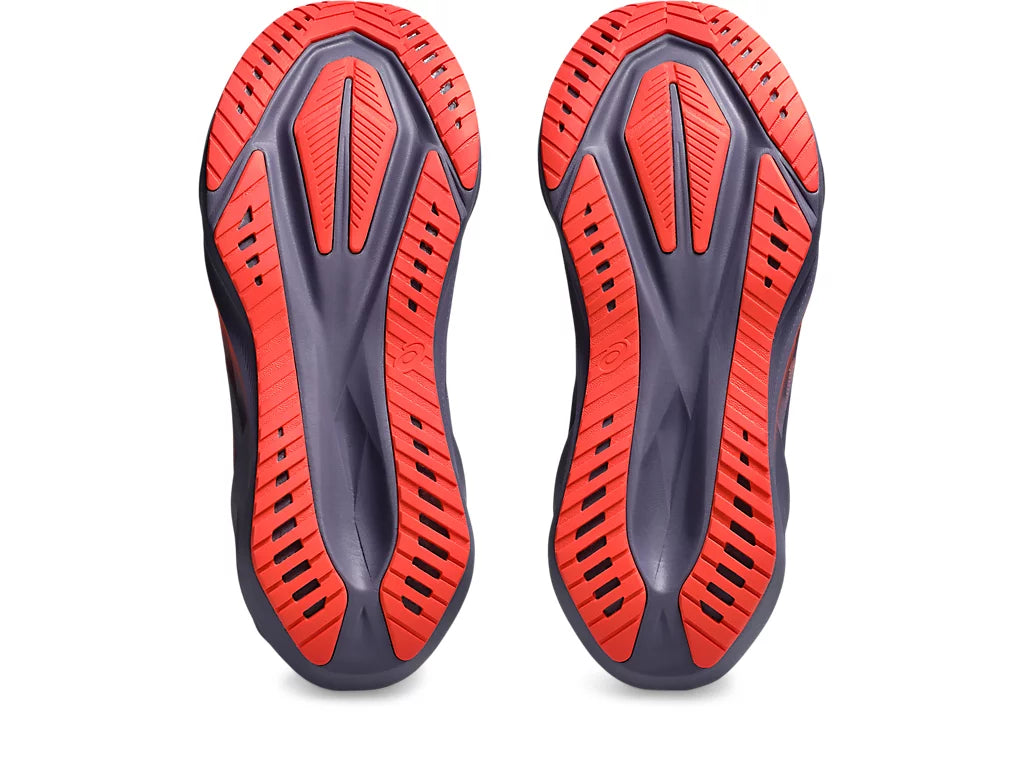 Men's Asics Novablast 5 - Greyish Purple/Coral Reef