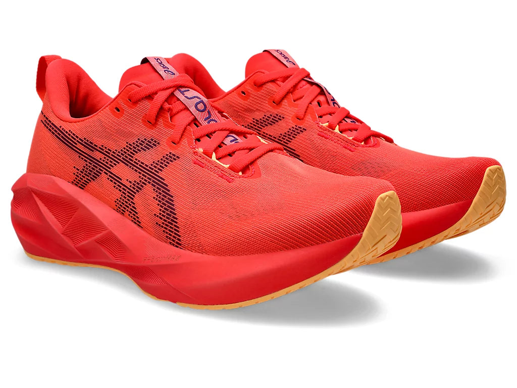 Men's Asics Novablast 5 - Flash Red/Edo Purple