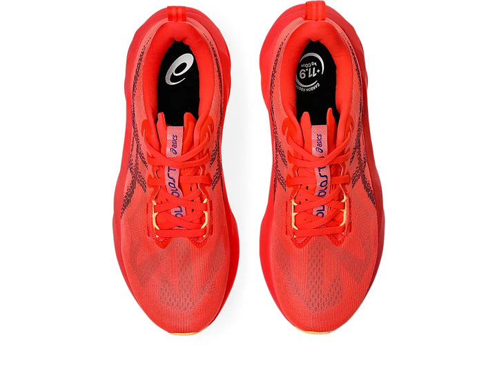 Men's Asics Novablast 5 - Flash Red/Edo Purple