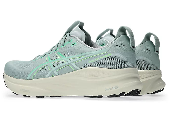 ASICS GEL-KAYANO 32 Ancho para Hombre - MUSGO FRÍO/VERDE VITAL