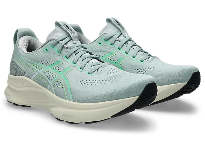 ASICS GEL-KAYANO 32 Ancho para Hombre - MUSGO FRÍO/VERDE VITAL