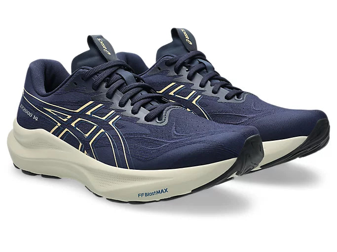 ASICS GT-2000 14 Extra ancho para hombre - MEDIANOCHE/NARANJA CLARO
