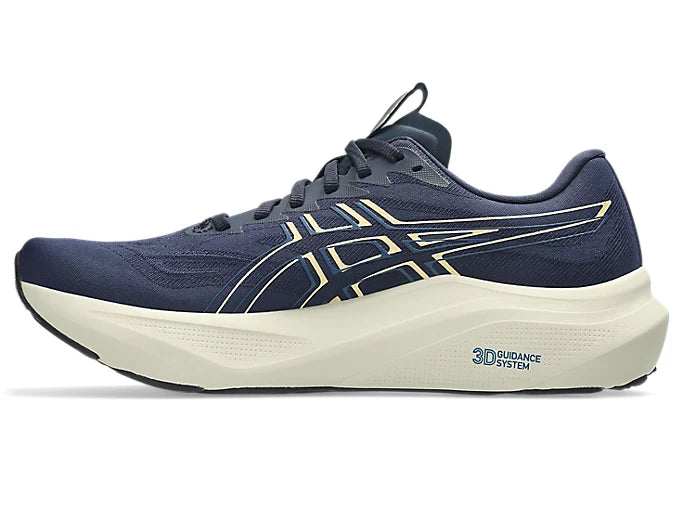 ASICS GT-2000 14 Extra ancho para hombre - MEDIANOCHE/NARANJA CLARO