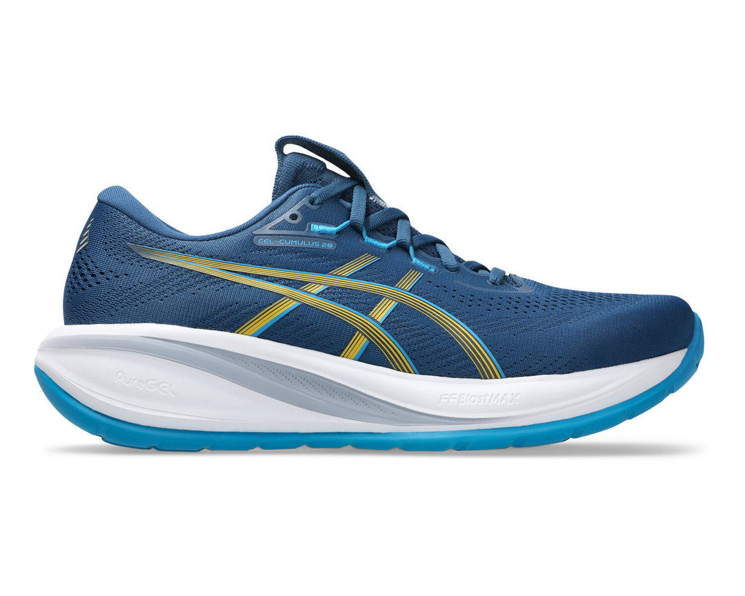 ASICS Men's GEL-CUMULUS 28 - TWILIGHT BLUE/YAMABUKI