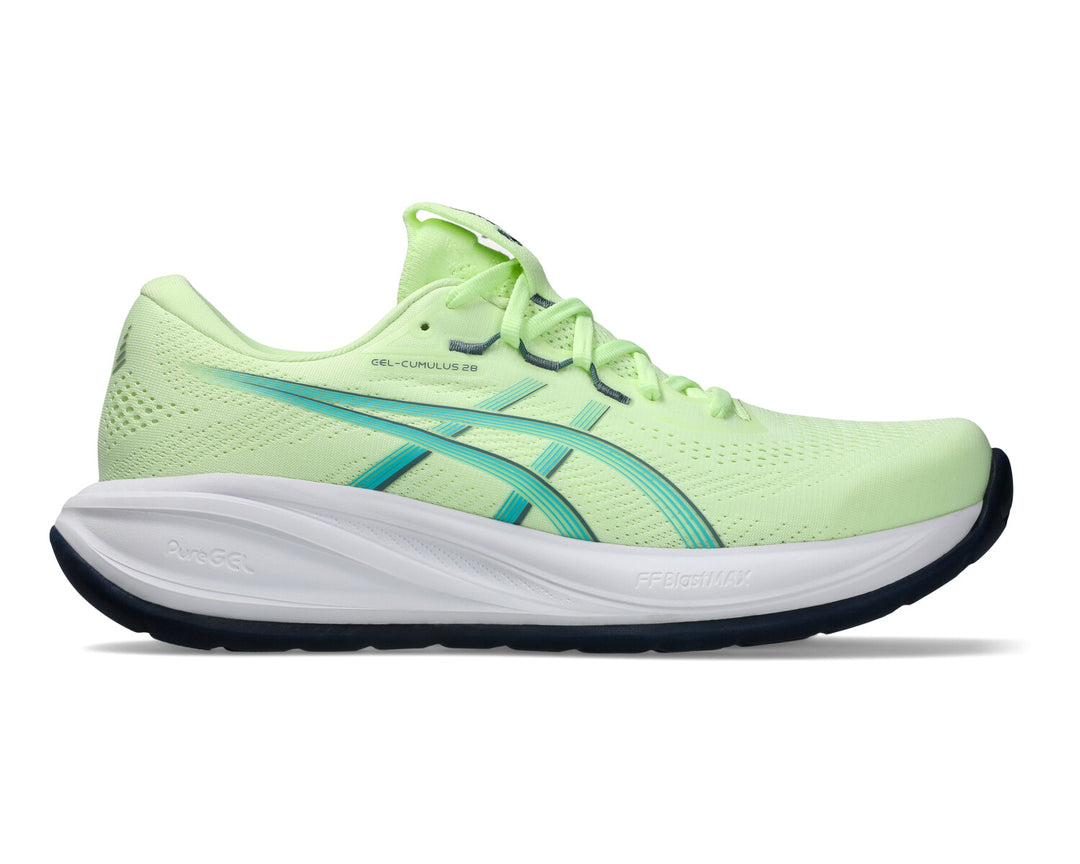 ASICS Men's GEL-CUMULUS 28 - ILLUMINATE YELLOW/ENERGY AQUA