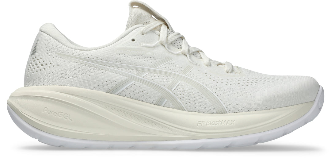 ASICS Men's GEL-CUMULUS 28 - CREAM/GLACIER GREY lateral