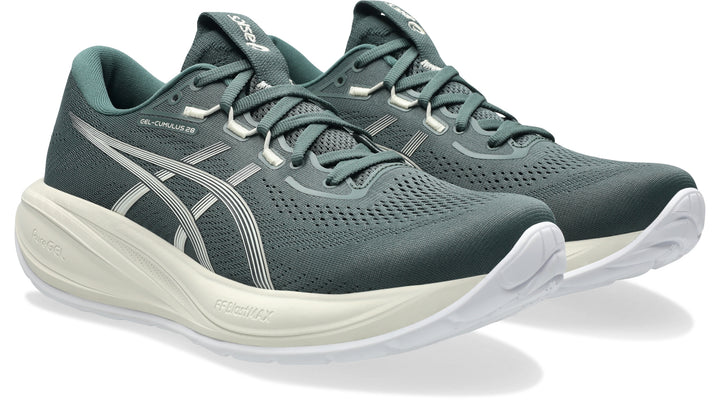 ASICS Men's GEL-CUMULUS 28 - DUSTY FERN/IVORY quarter