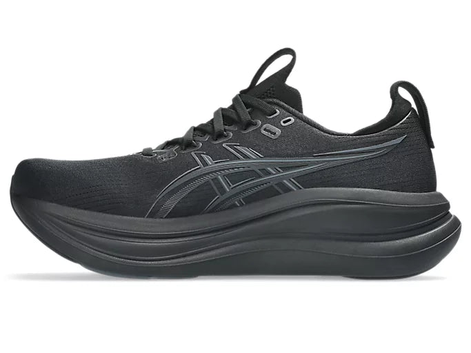 ASICS GEL-NIMBUS 28 Wide para hombre - NEGRO/GRIS GRAFITO