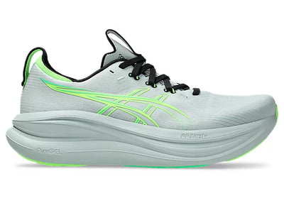 ASICS GEL-NIMBUS 28 Extra ancho para hombre - COLD MOSS/ILLIMINATE GREEN