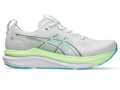 ASICS Men's GEL-KAYANO 33 - WHITE/ENERGY AQUA