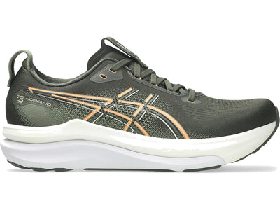 ASICS Men's GEL-KAYANO 33 - VINTAGE KHAKI/BRIGHT SUNSTONE