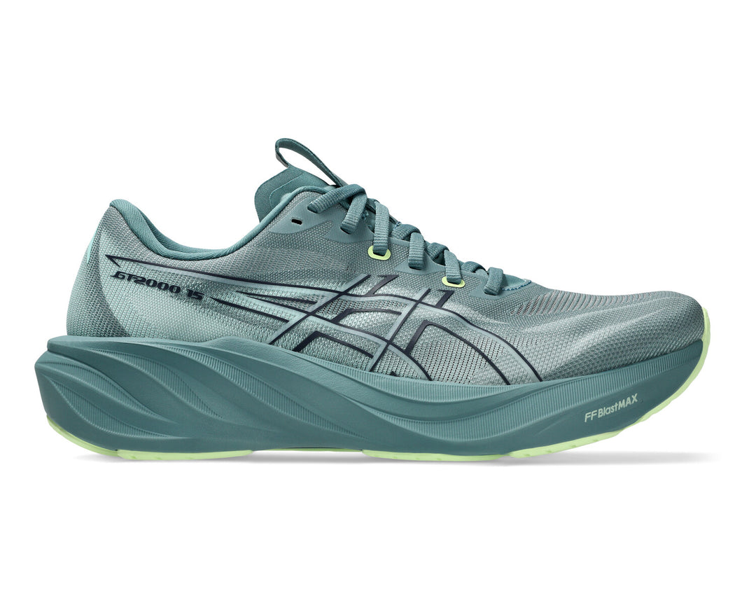 ASICS Men's GT-2000 15 Wide - FOGGY TEAL/ILLUMINATE YELLOW